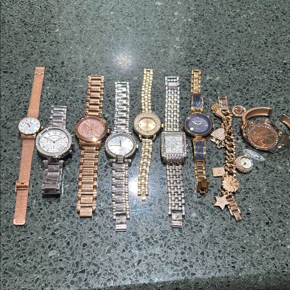 Elegant Gold and Silver Watch Collection - Picture 1 of 11